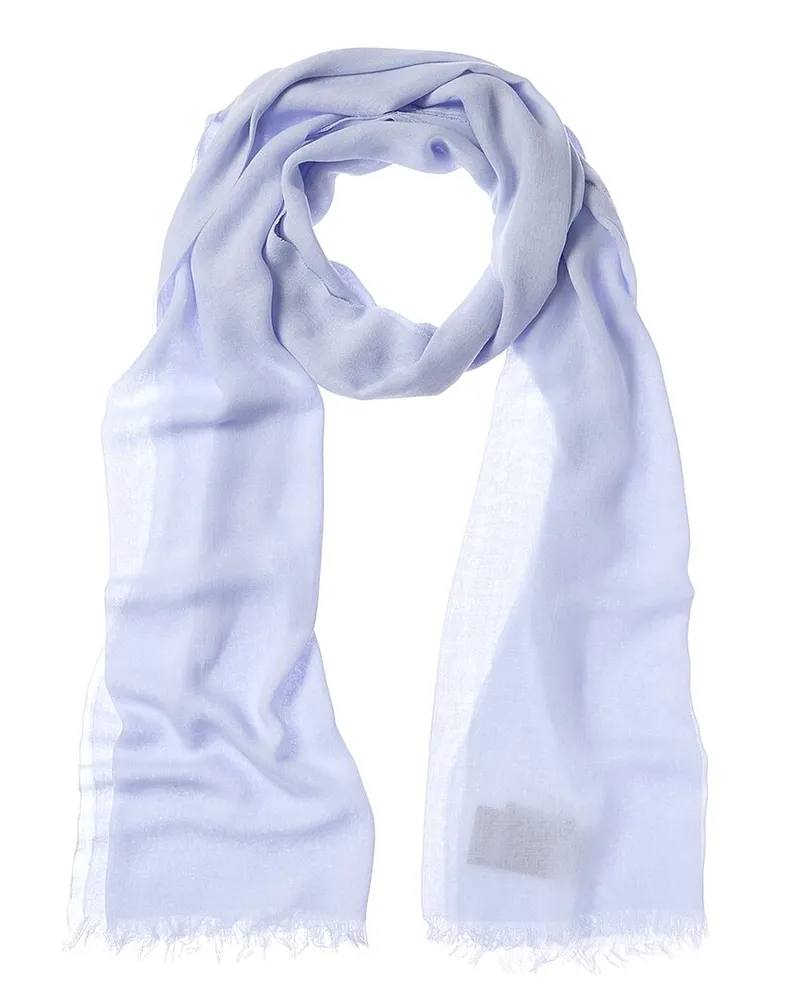 Bruno Magli Cashmere-Blend Crinkle Wrap Nocolor