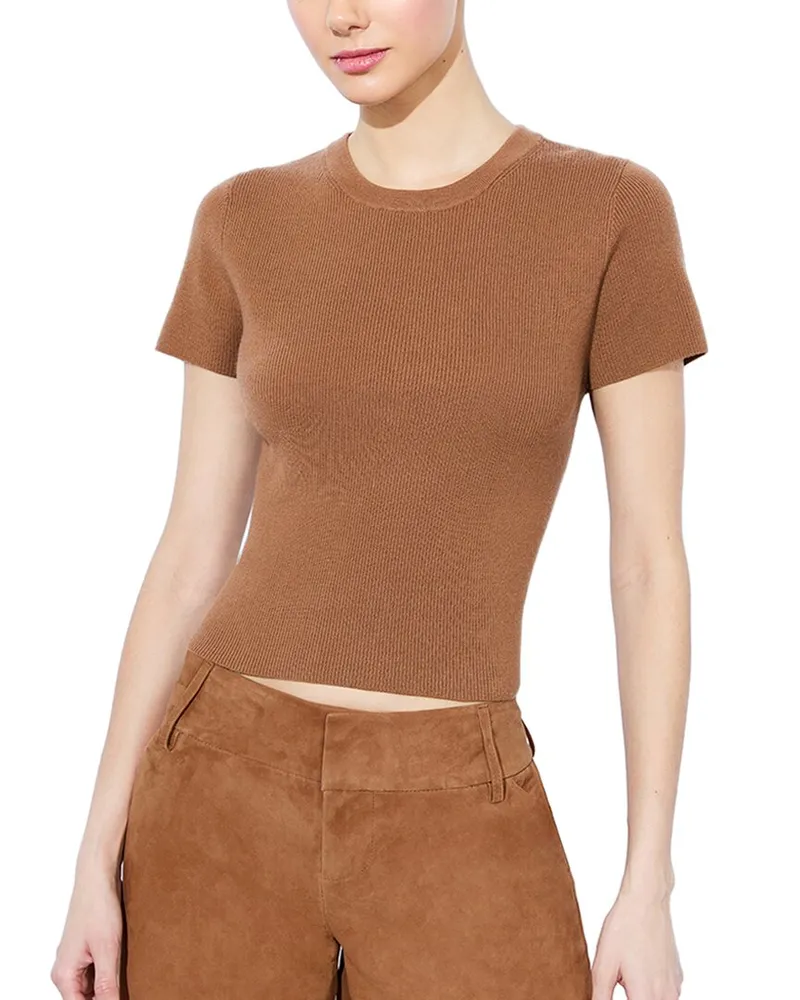 Alice + Olivia Ciara Wool-Blend Pullover Nocolor