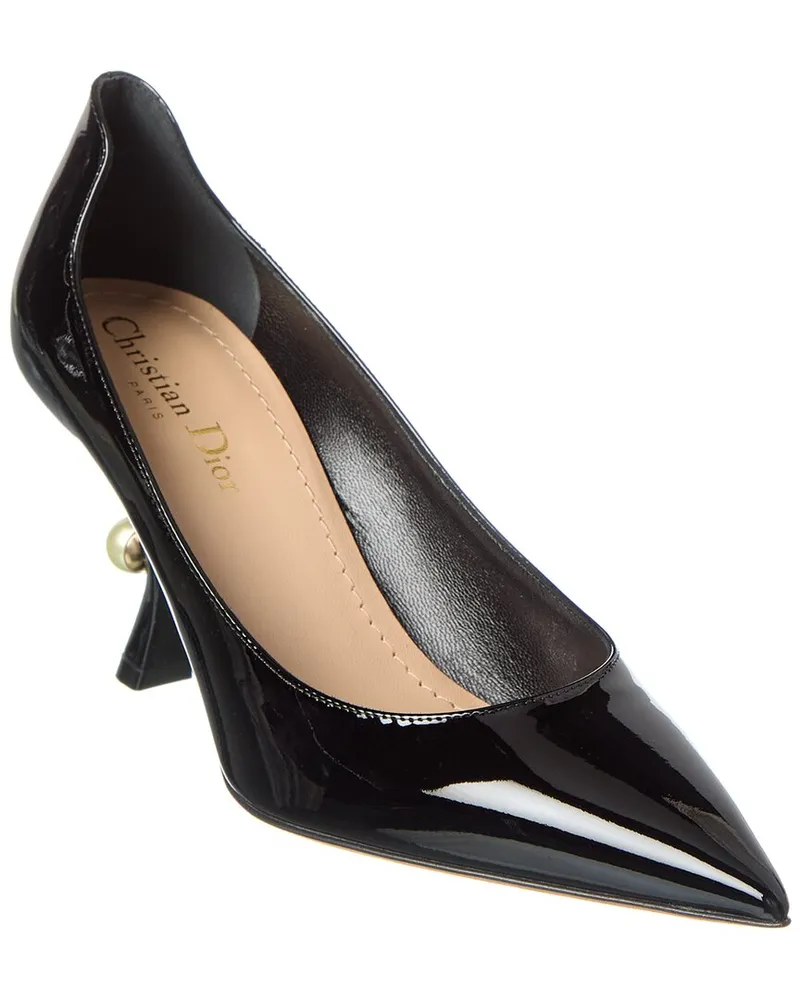 Dior Tribales Patent Pump Black