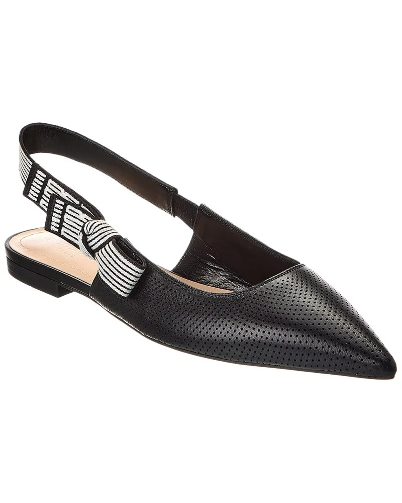 Dior DNU INV  Toujours Leather Slingback Flat Nocolor
