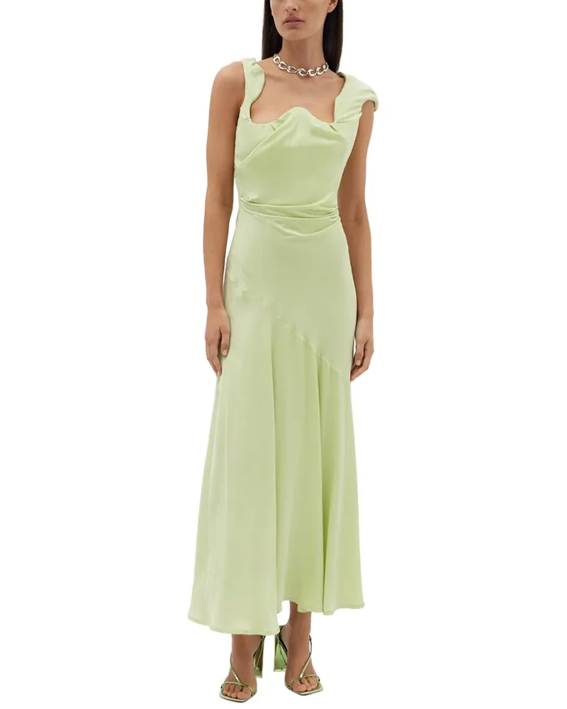 Rachel Gilbert Nash Midi Dress Green