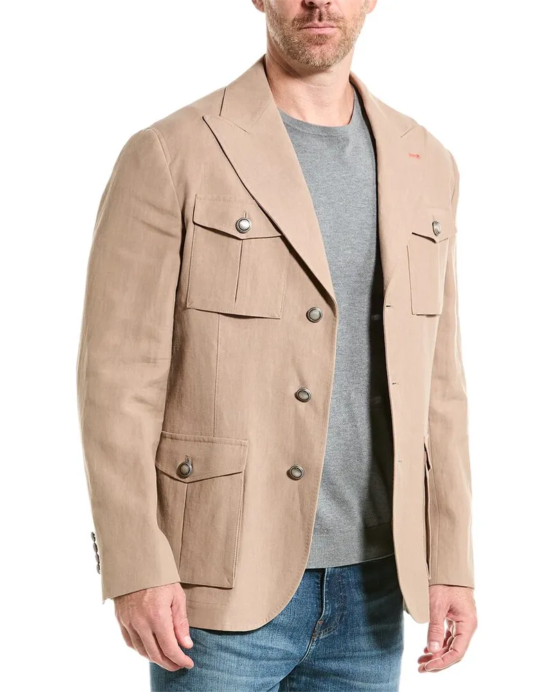 Brunello Cucinelli Linen Jacket Nocolor