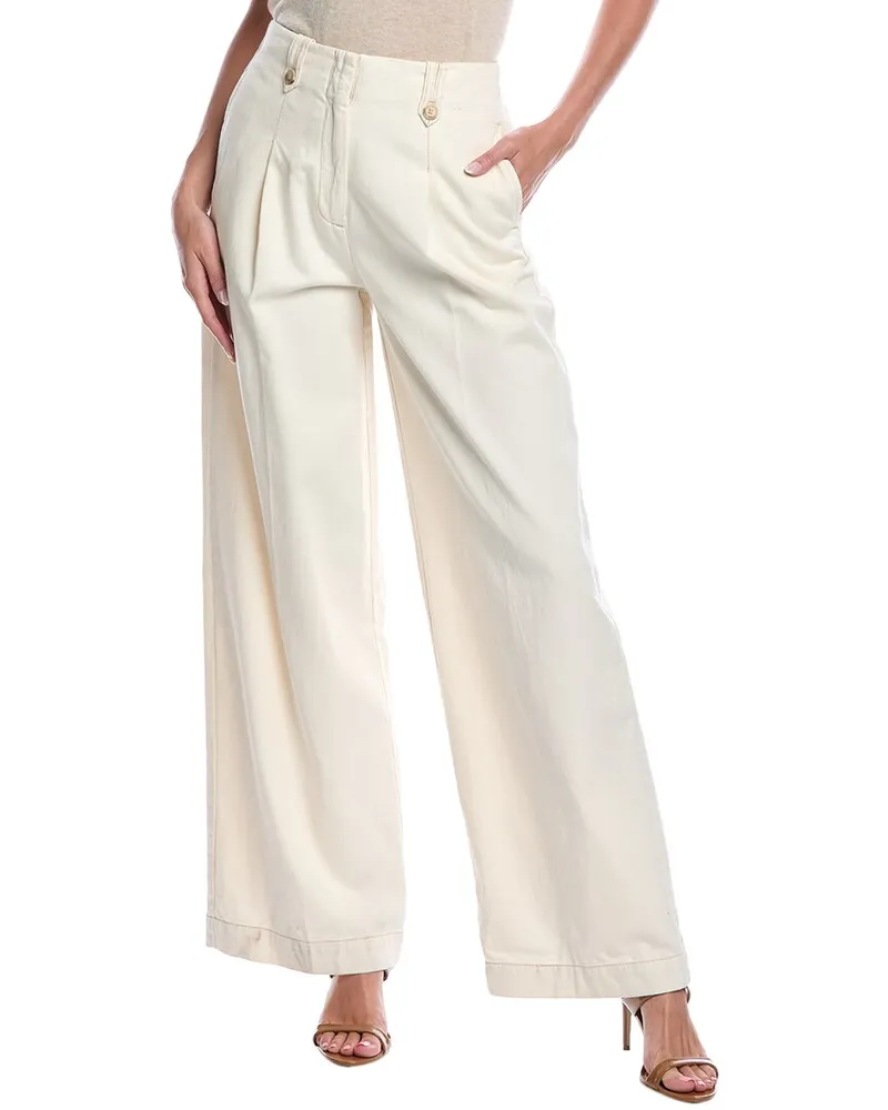 Sam Edelman Lorelai Pleated Trouser Beige
