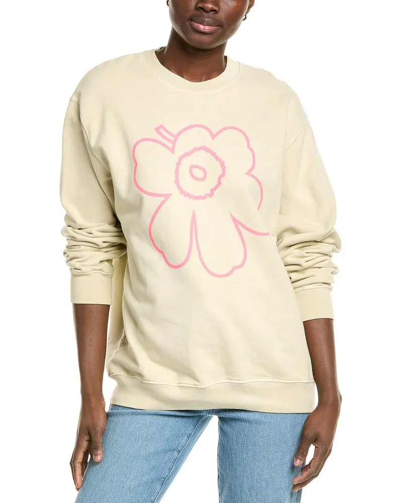 Marimekko Piirto Unikko Sweatshirt Tan