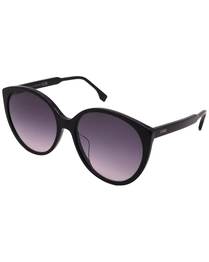 Fendi Women's FE40029U 59mm Sunglasses Black