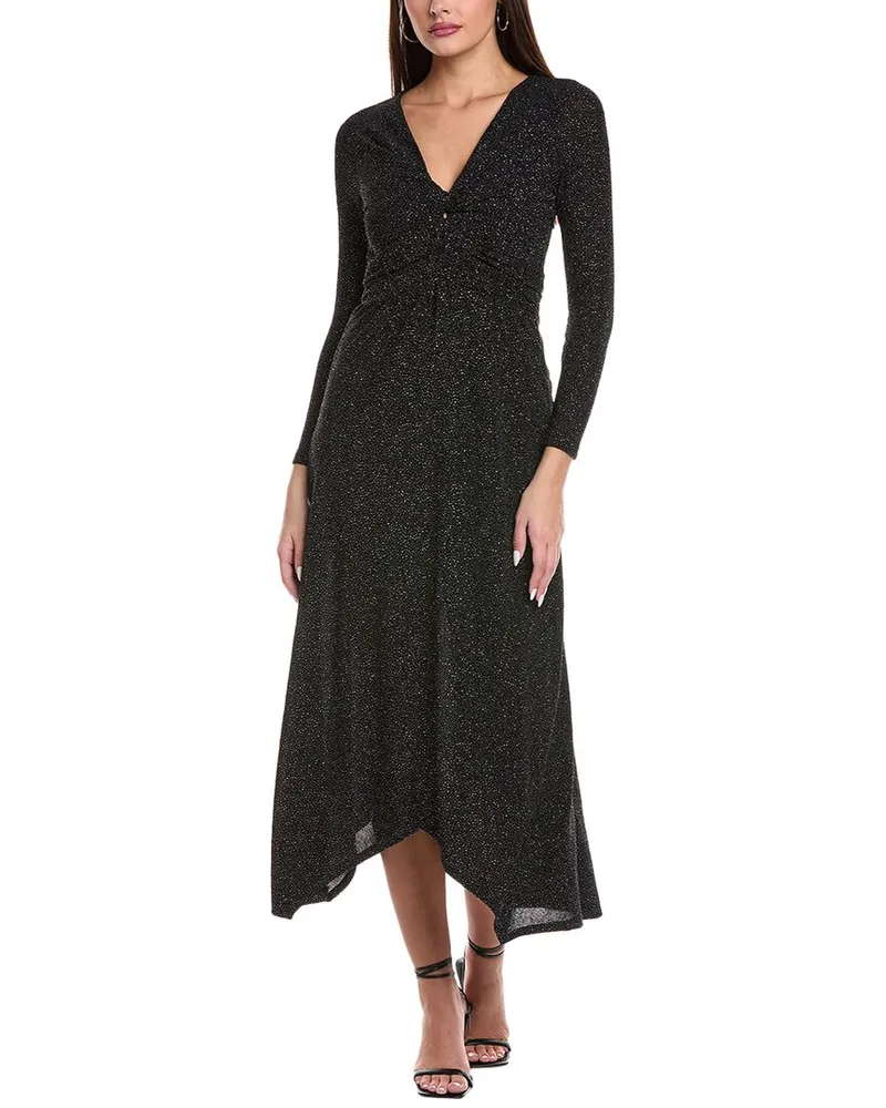 ba&sh Brady Midi Dress Black