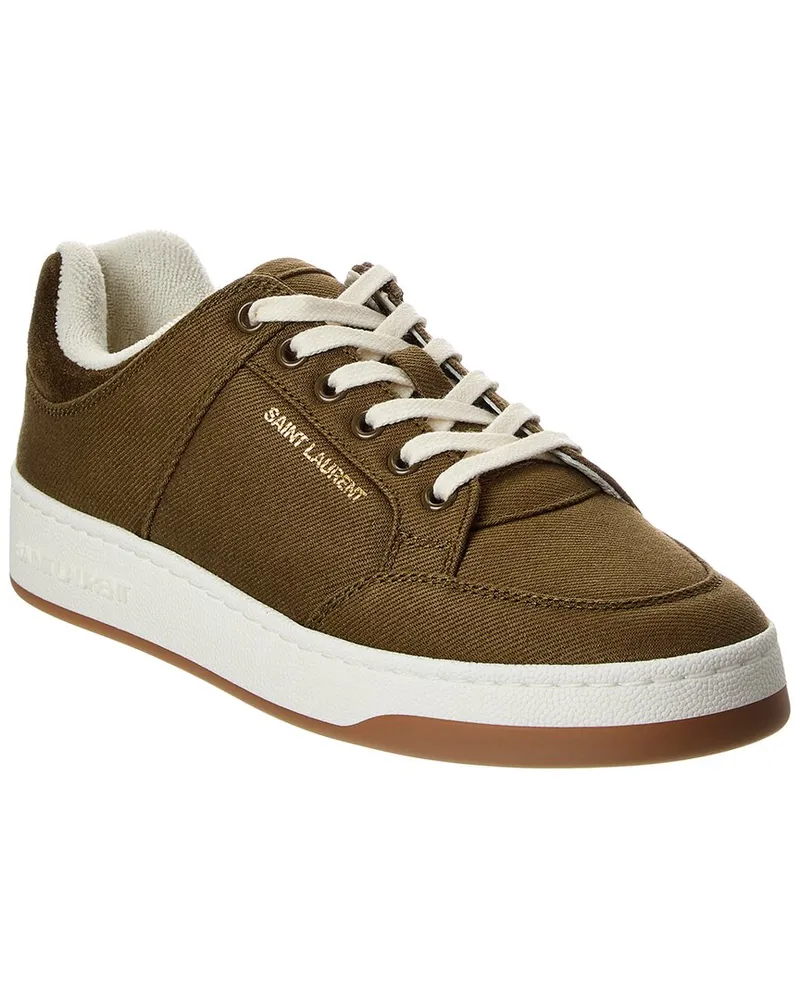 Saint Laurent SL 61 Canvas Sneaker Green