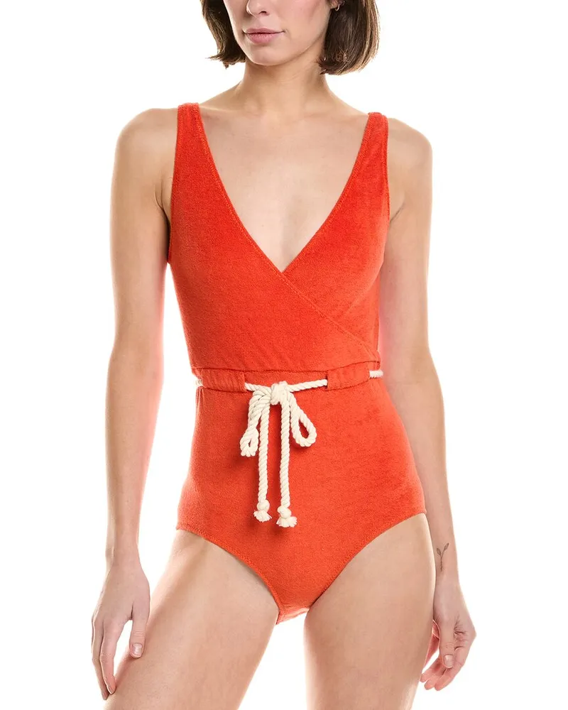 Lisa Marie Fernandez Yasmin Maillot One-Piece Orange