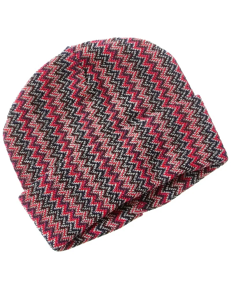 Missoni Wool-Blend Beanie Pink