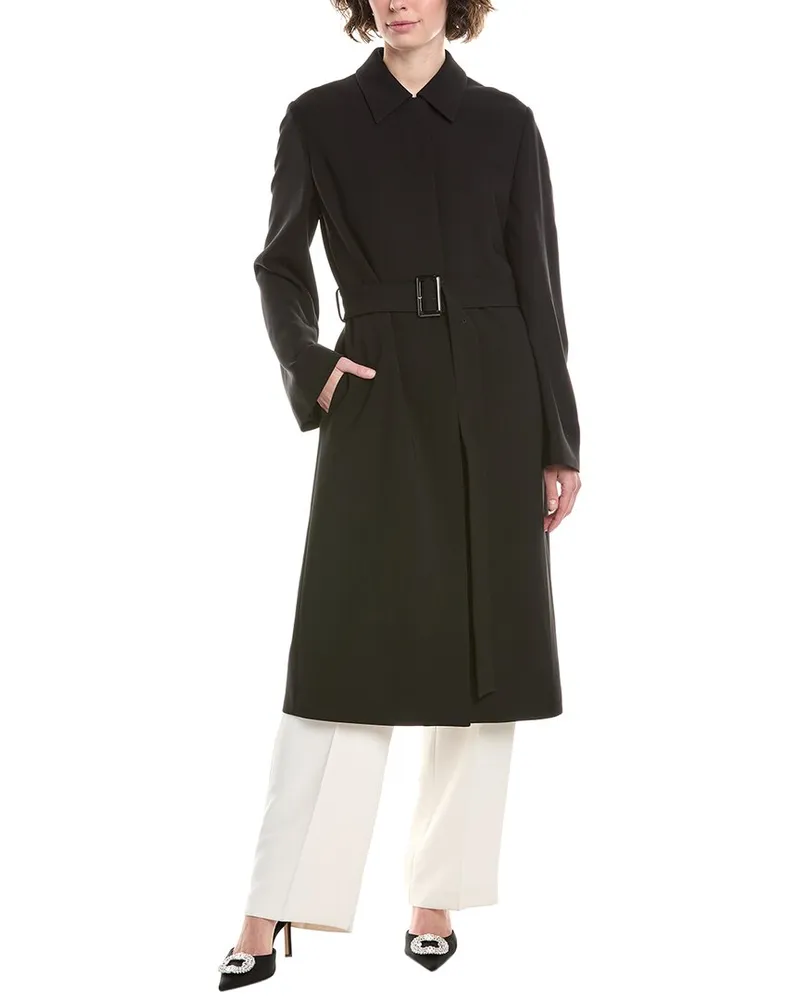 Theory Clean Car Coat Black