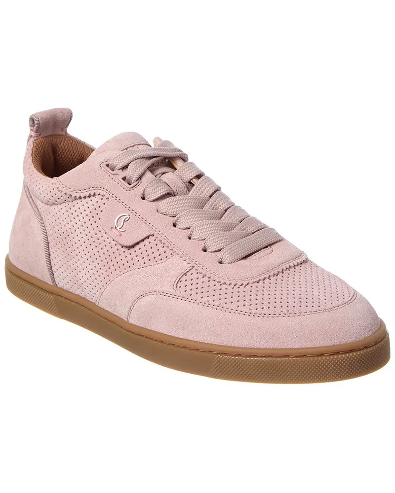 Christian Louboutin Tutti Rui Suede Sneaker Pink