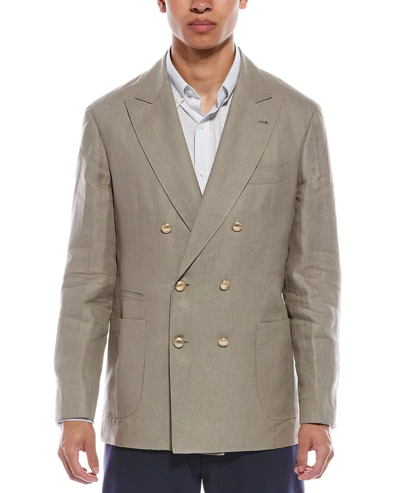 Brunello Cucinelli Linen Blazer Nocolor