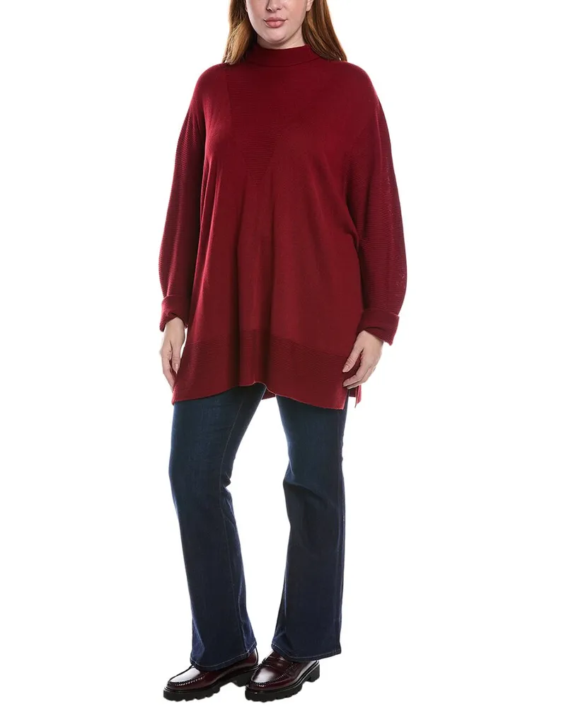 Marina Rinaldi Plus Agata Wool-Blend Sweater Nocolor