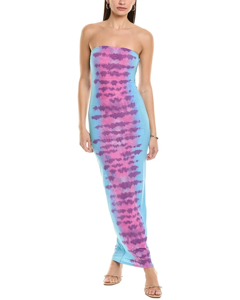 ROCOCO SAND Bandeau Maxi Dress Purple