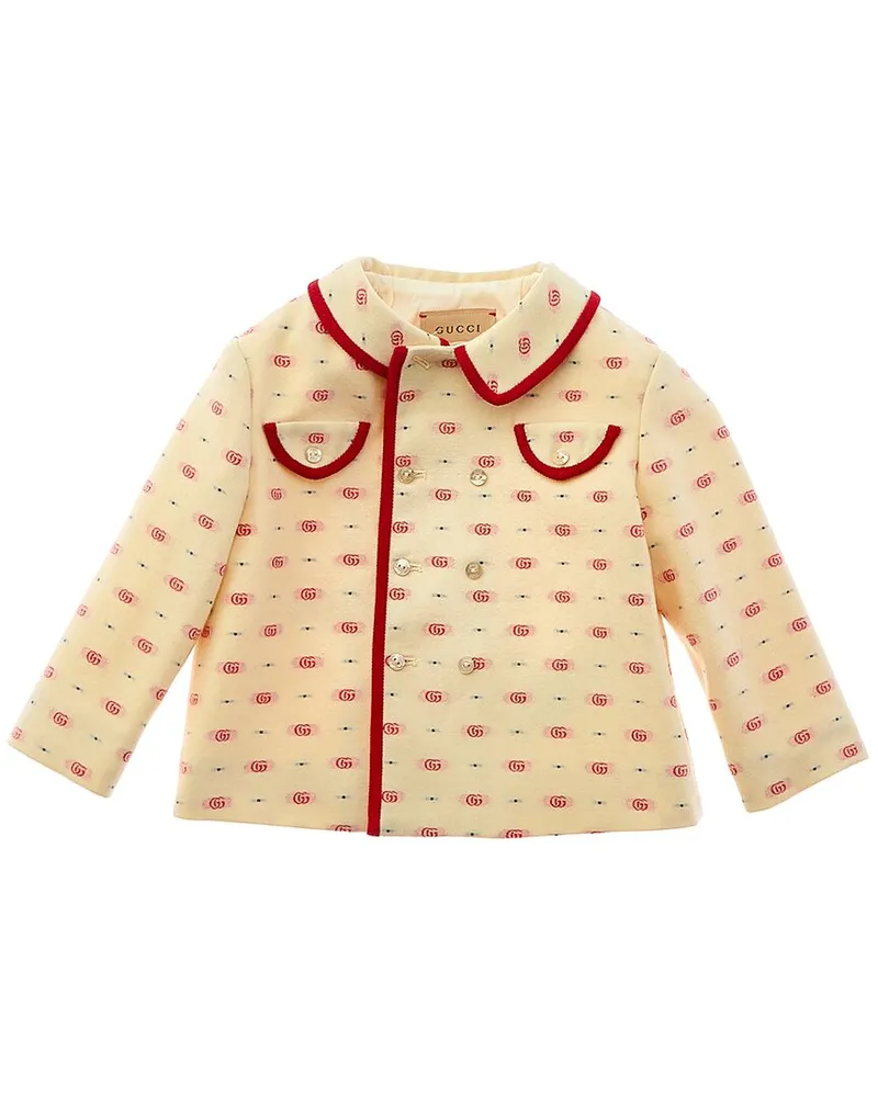 Gucci Wool-Blend Shirt Beige