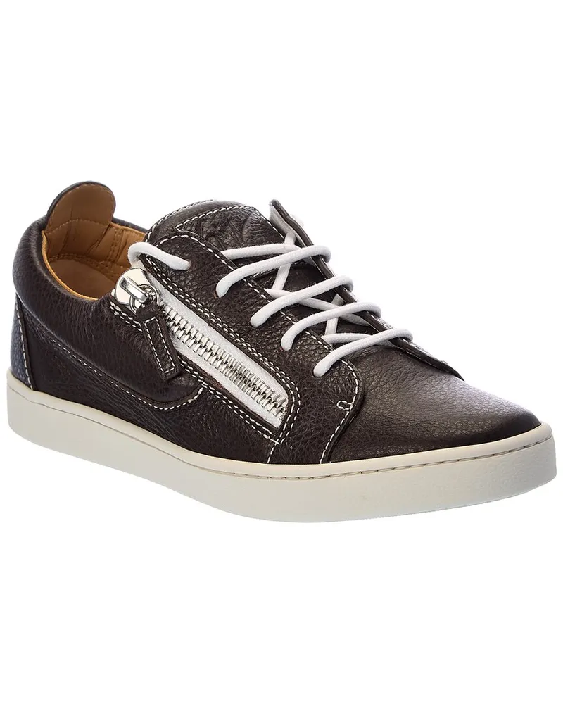Giuseppe Zanotti Brek Leather Sneaker Brown