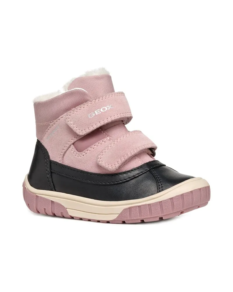 Geox Omar Leather Bootie Black