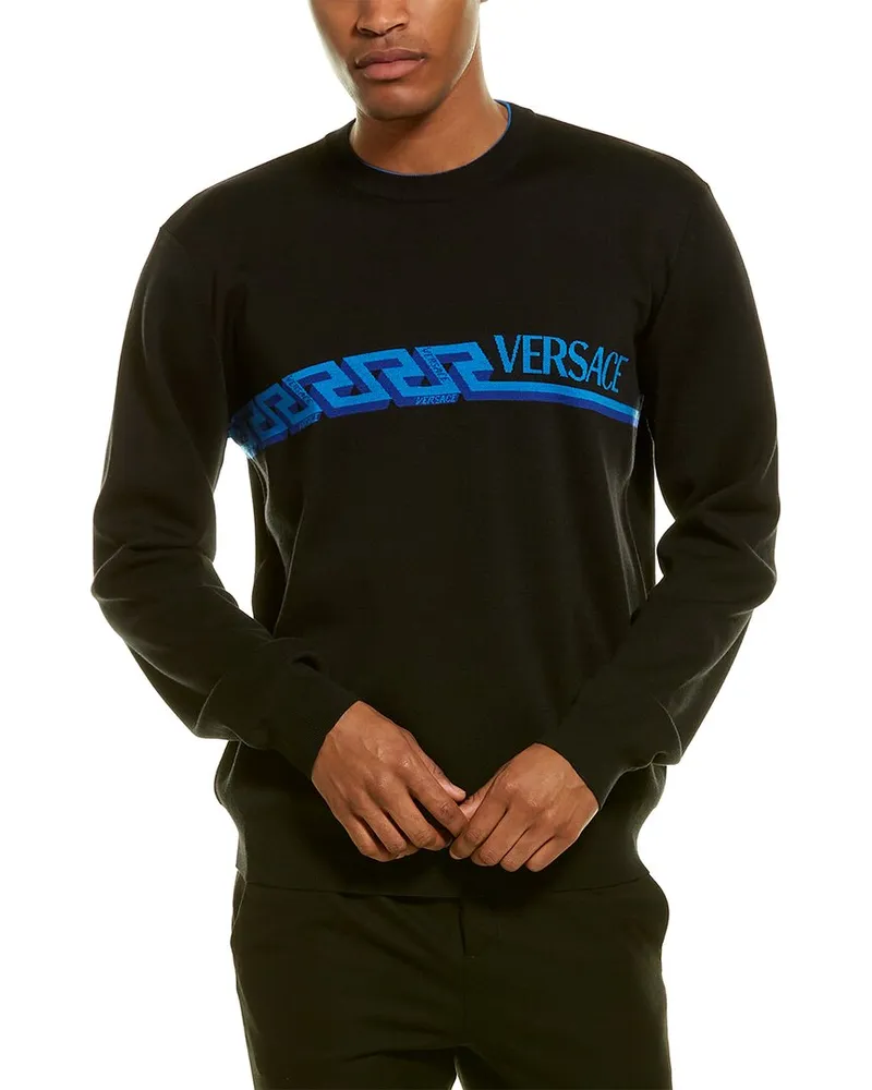 Versace Crewneck Sweater Black
