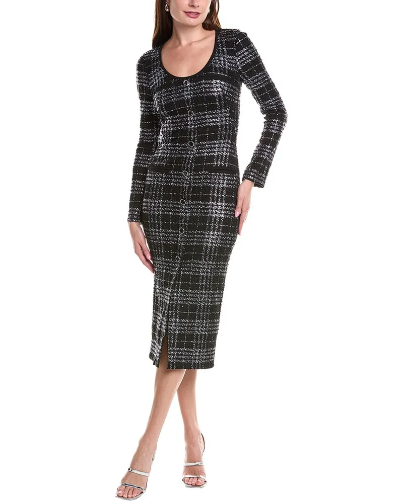 Black Halo Mae Midi Dress Black