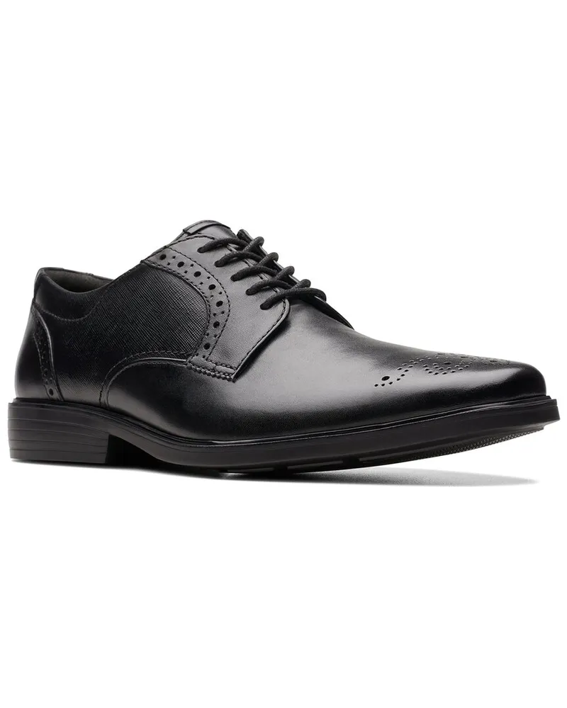 Clarks Clarkslite Tie Leather Oxford Black