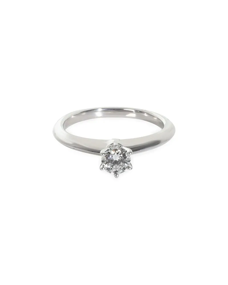 Tiffany & Co. Platinum Engagement Ring (Authentic Pre-Loved Nocolor