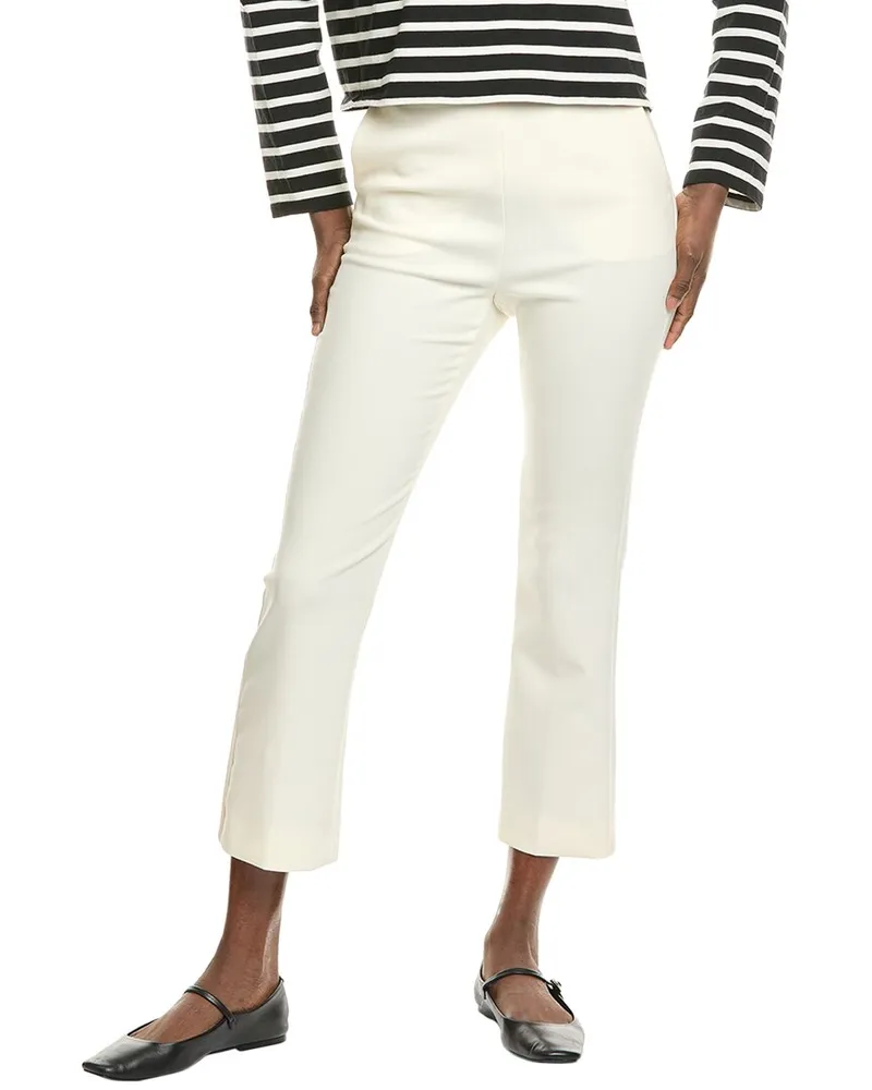 Max Mara Nepeta Wool-Blend Trouser White