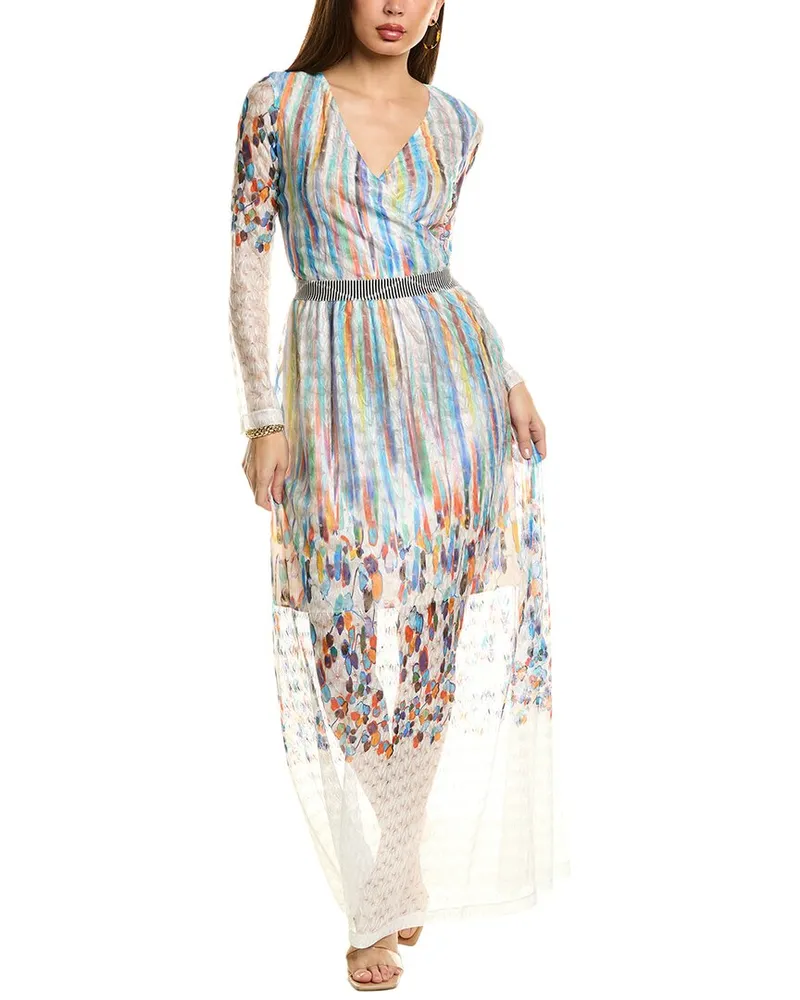 Missoni Lace Wool-Blend Maxi Dress White