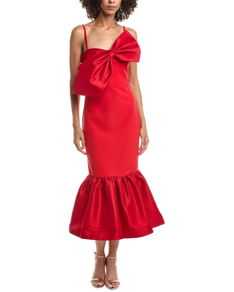 LIKELY Patti Midi Dress Red