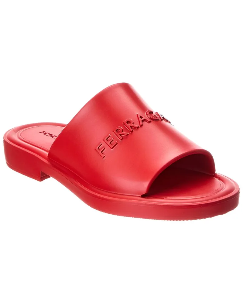 Ferragamo Giuneva Jelly Sandal Red
