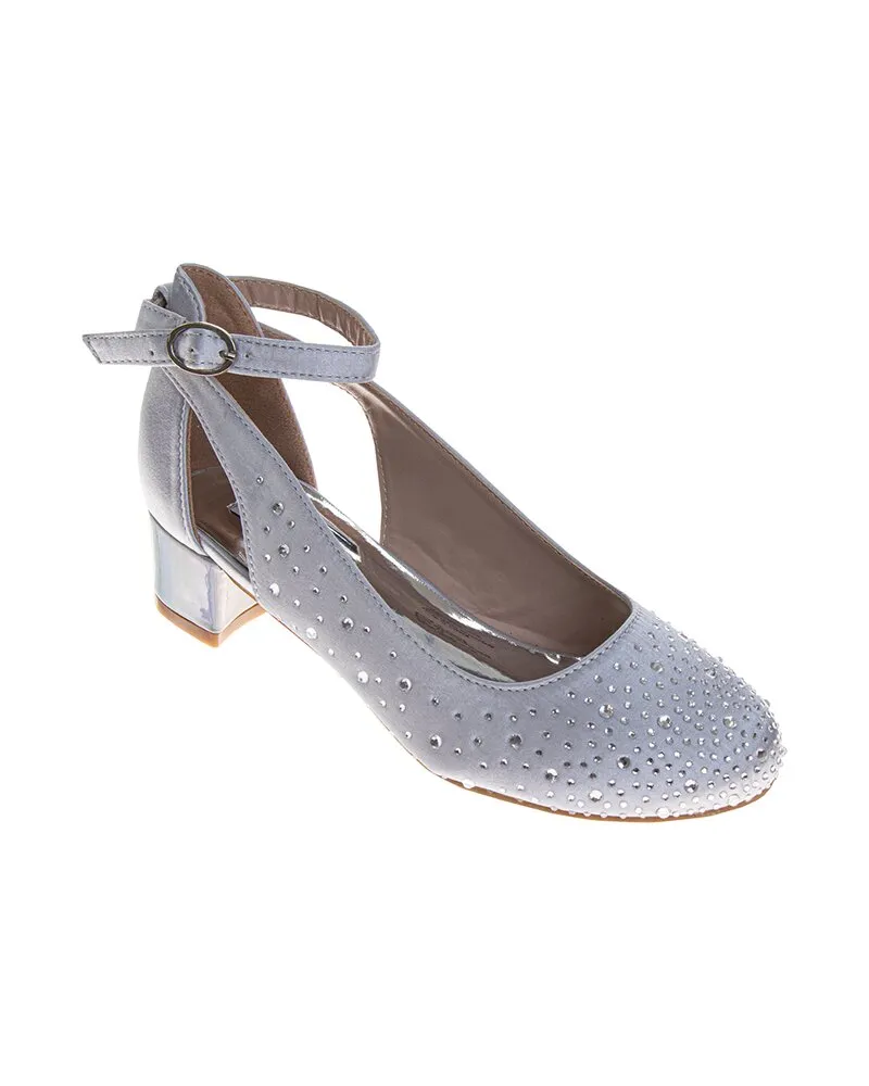 Badgley Mischka Heel Dress Shoe Silver
