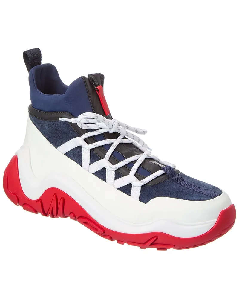 Christian Louboutin Anapur Leather & Rubber Sneaker White