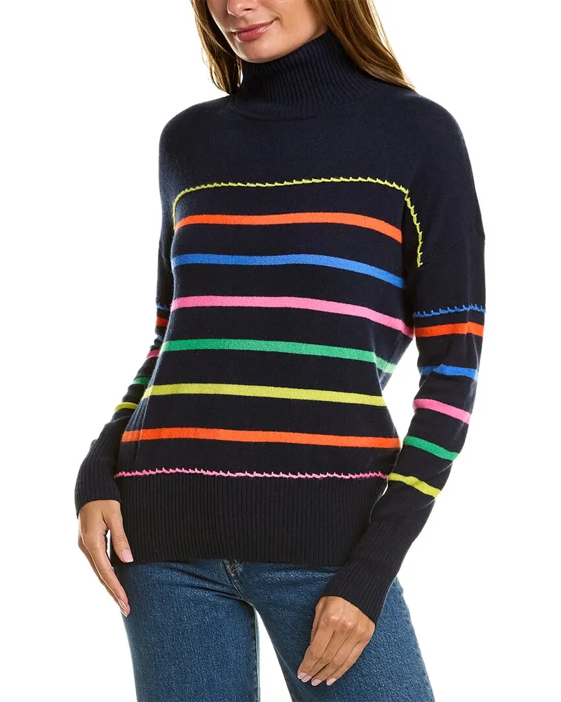 Autumn Cashmere Breton Stripe Cashmere Sweater Nocolor
