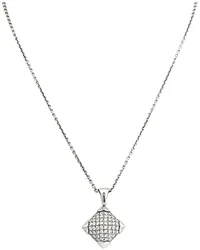 Bulgari 18K 1.00 ct. tw. Diamond Pyramid Pendant Necklace (Authentic Pre- Owned 