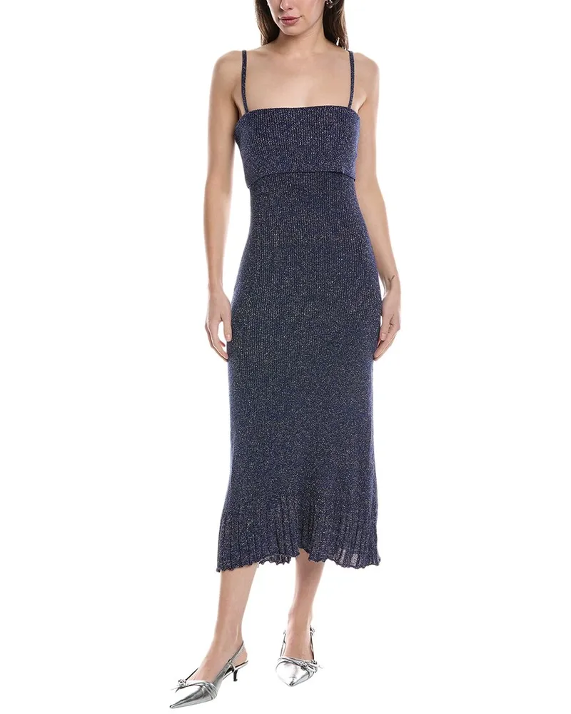 Proenza Schouler Lorenia Midi Dress Blue