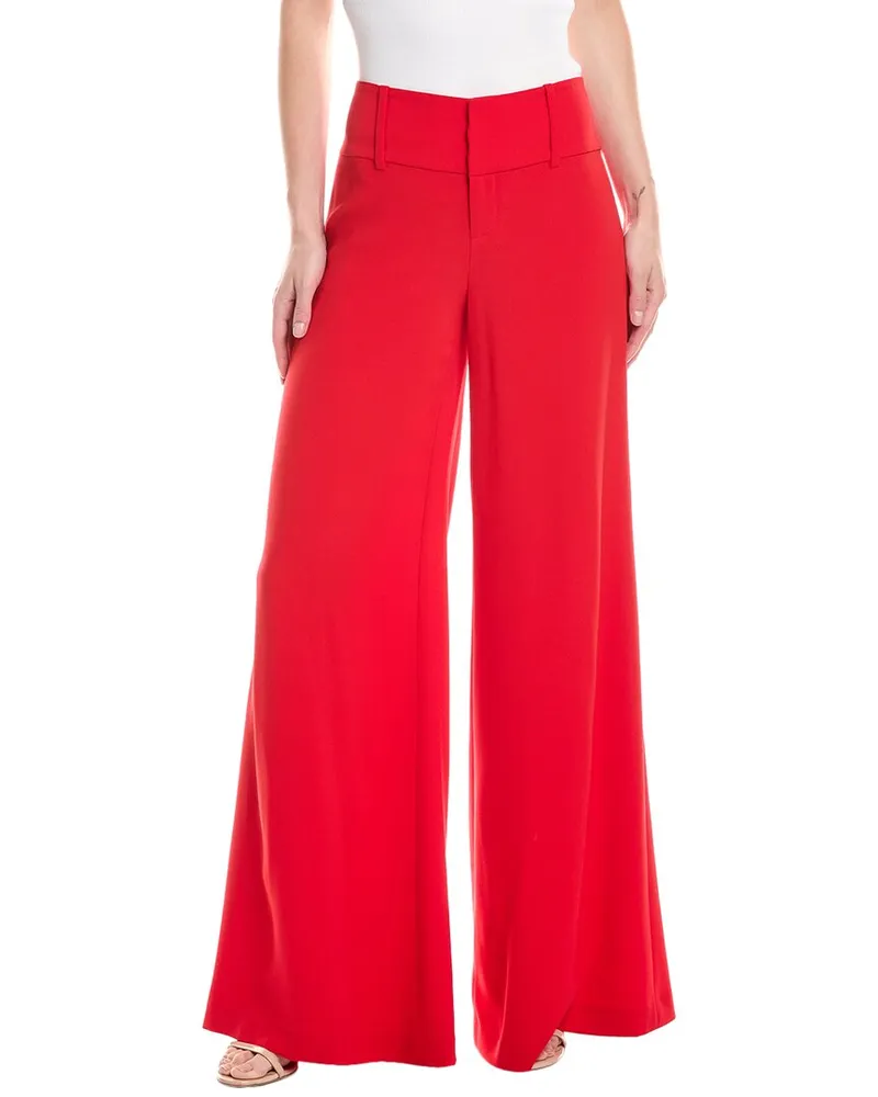 Alice + Olivia Olivia Pant Red