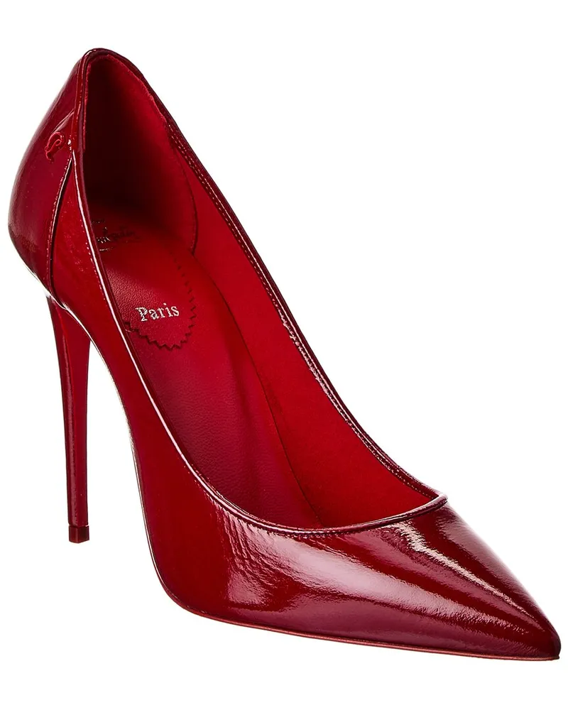 Christian Louboutin Sporty Kate 100 Patent Pump Red
