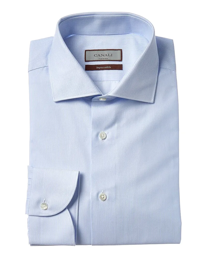 Canali Dress Shirt Blue