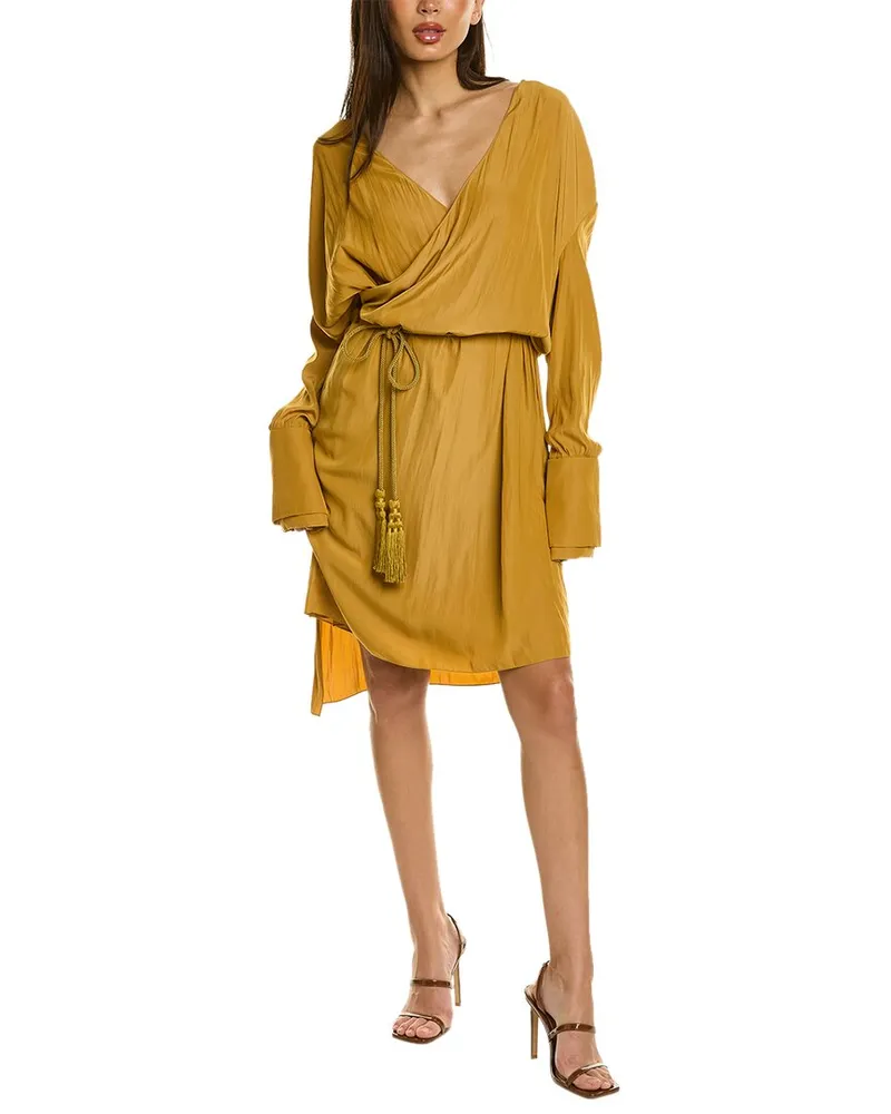 Lanvin Twisted Midi Dress Nocolor