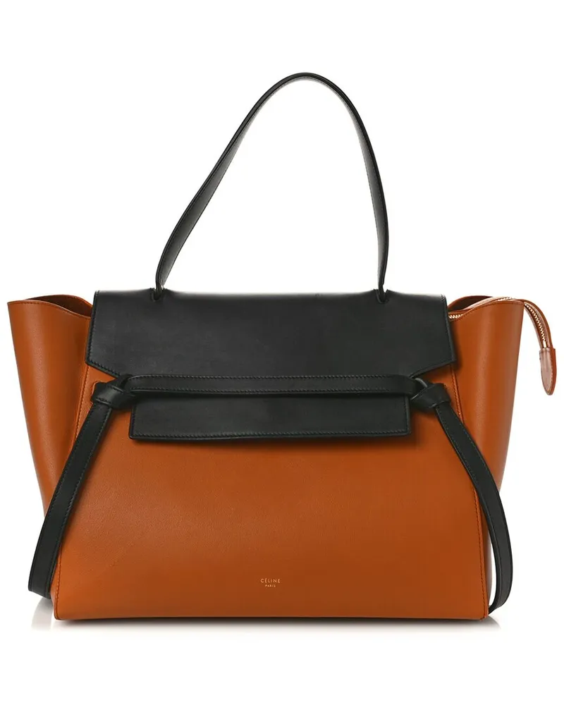 Celine Brown Smooth Leather Small Belt Bag (Authentic Pre-Loved Nocolor