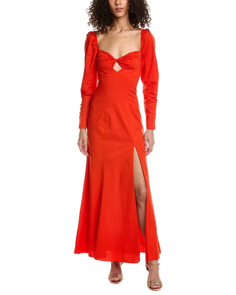 STAUD Josephine Dress Red