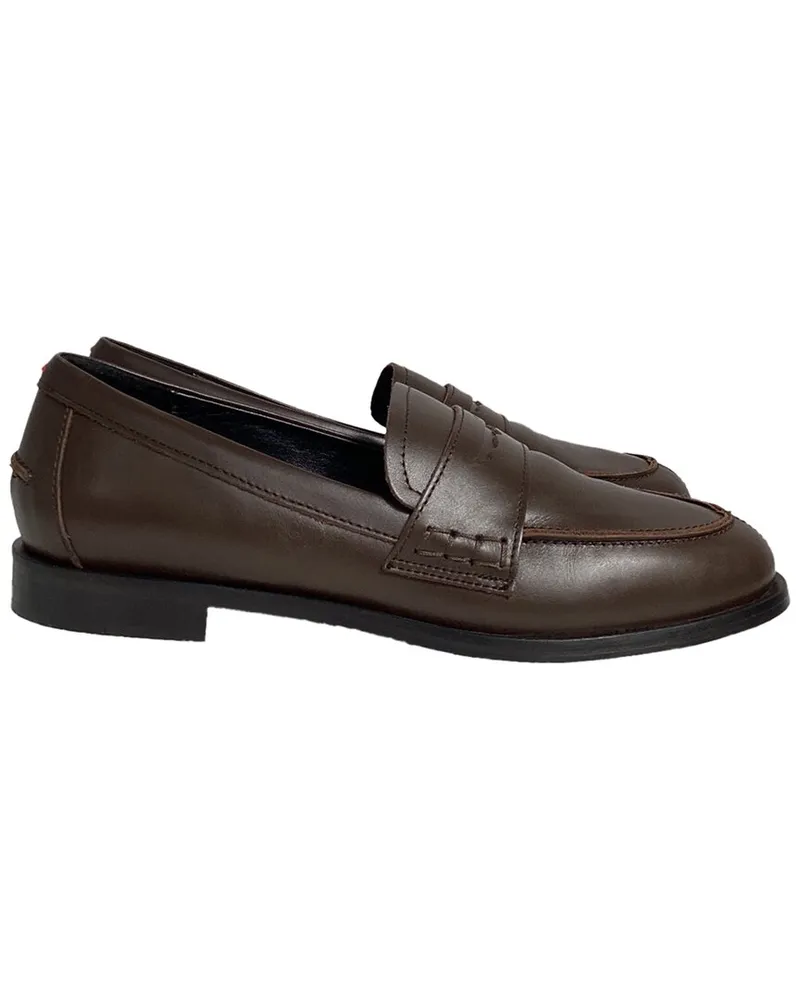 aeyde Women's Leather Oscar Penny Loafer (Authentic Pre-Loved Nocolor