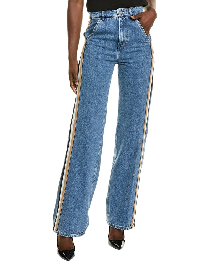 HUGO BOSS Bright Blue Modern Wide Jean Blue