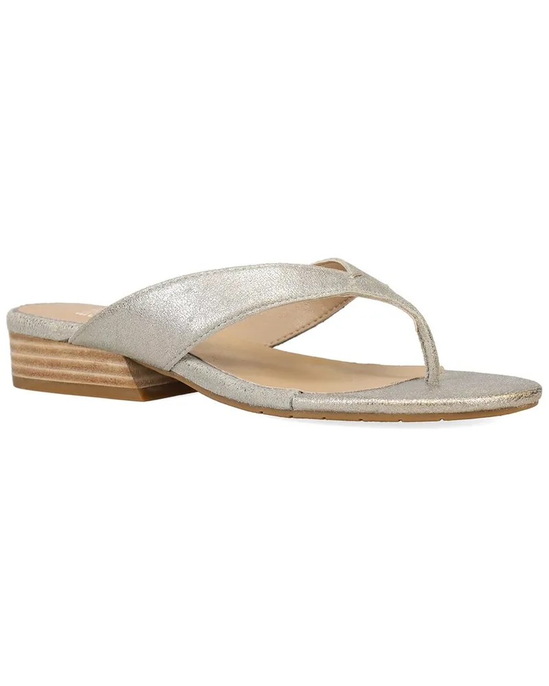 Eileen Fisher Erika Leather Sandal Metallic