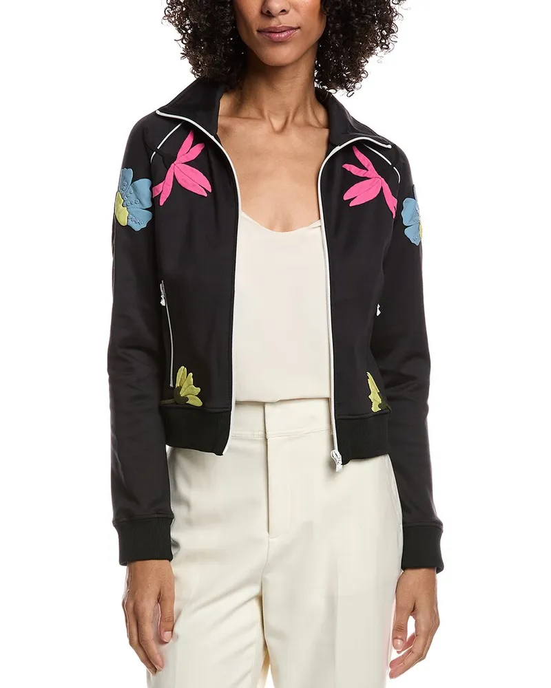 Valentino Garavani Applique Track Jacket Black