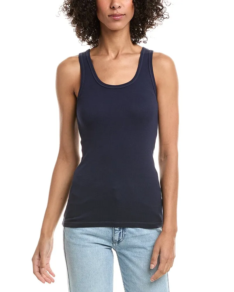 Splendid 1X1 Tank Top Blue
