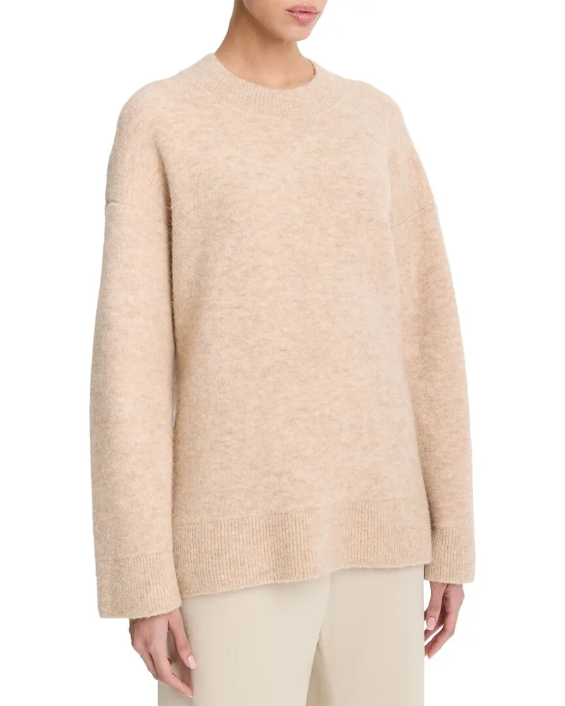 Vince Textured Soft Sculpt Wool & Alpaca-Blend Top Coat Nocolor