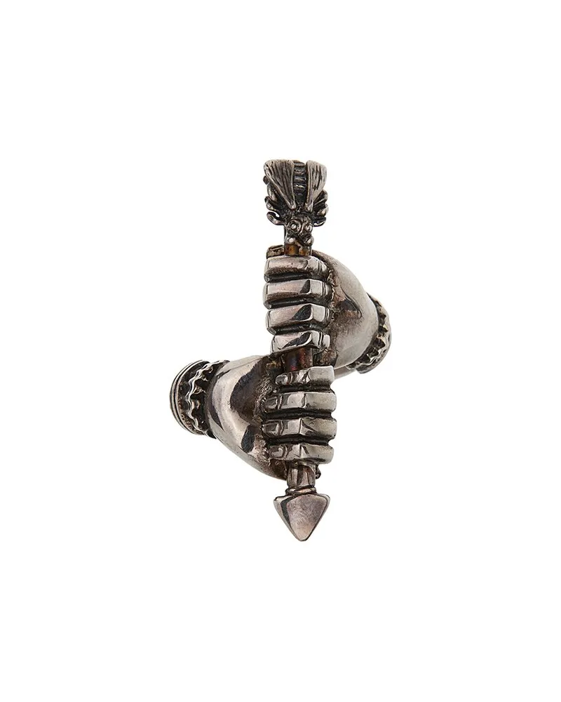 Gucci Silver Anger Forest Arrow Ring Nocolor