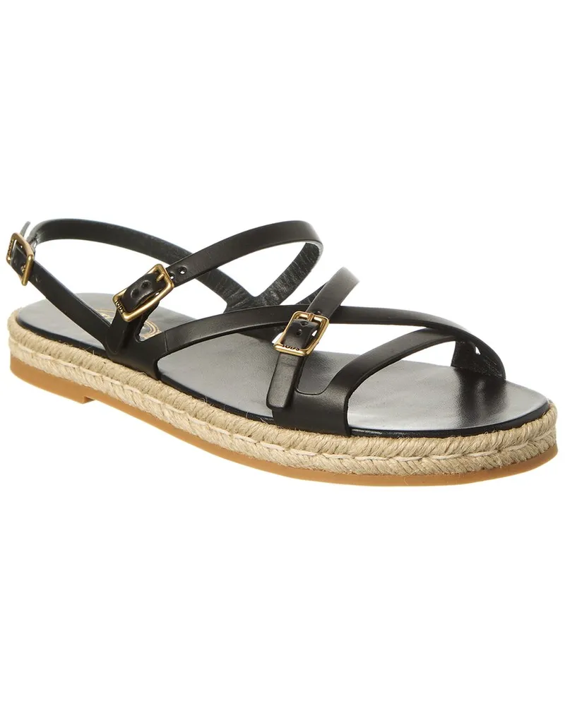 TOD'S TOD’s Leather Sandal Black