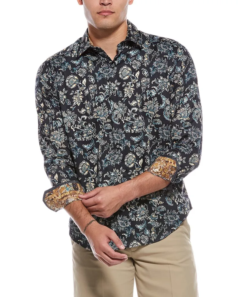 Robert Graham Evans Classic Fit Shirt Black