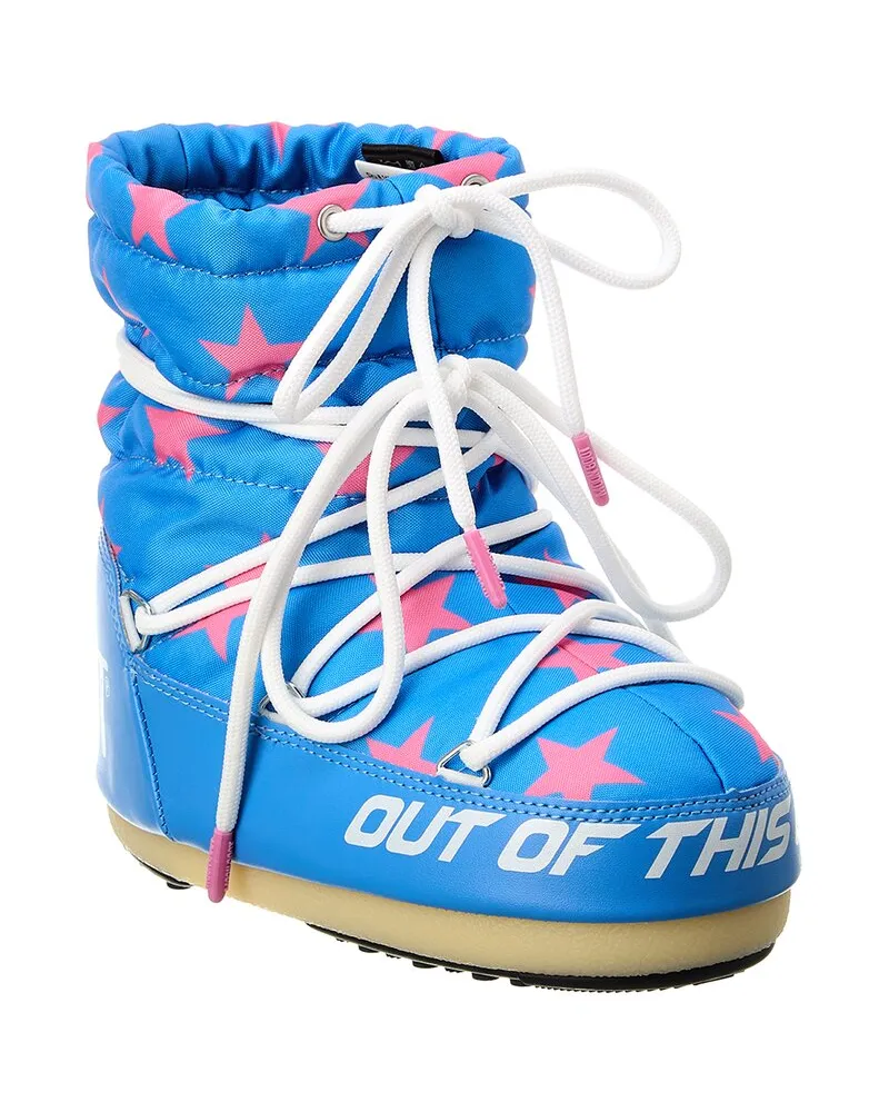 Moon Boot Light Low Stars Boot Blue